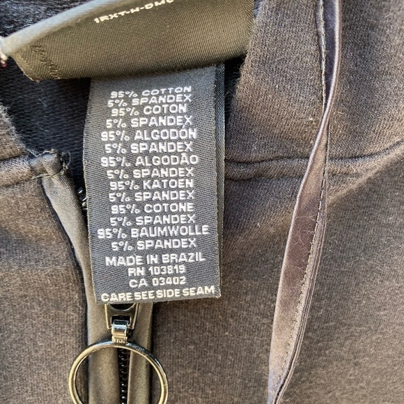 Women's Harley Davidson Hoodie Spell-Out Double Side M Lace Biker Full Zip Cycle - Picture 2 of 16